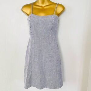 Brandy Melville Striped vertical pinstripe summer mini dress